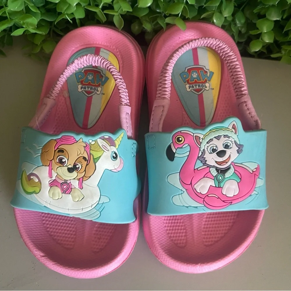 Paw Patrol Toddler 5/6 Pink Sandals Nickelodeon NWOT